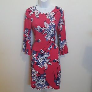 Tommy Hilfiger Pink Floral Retro Dress Size 4